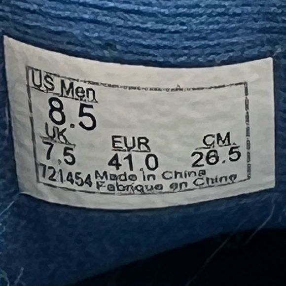 Vans Blue Old Skool Core Classics Skater Shoe Sneakers Size 8.5 Men's - Picture 2 of 9